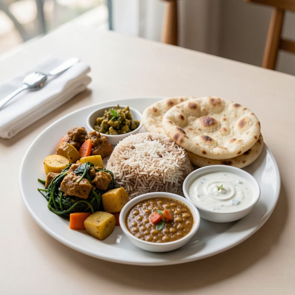 Vegetable Nepali Thali