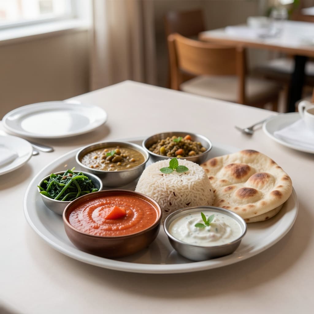 Lamb Nepali Thali