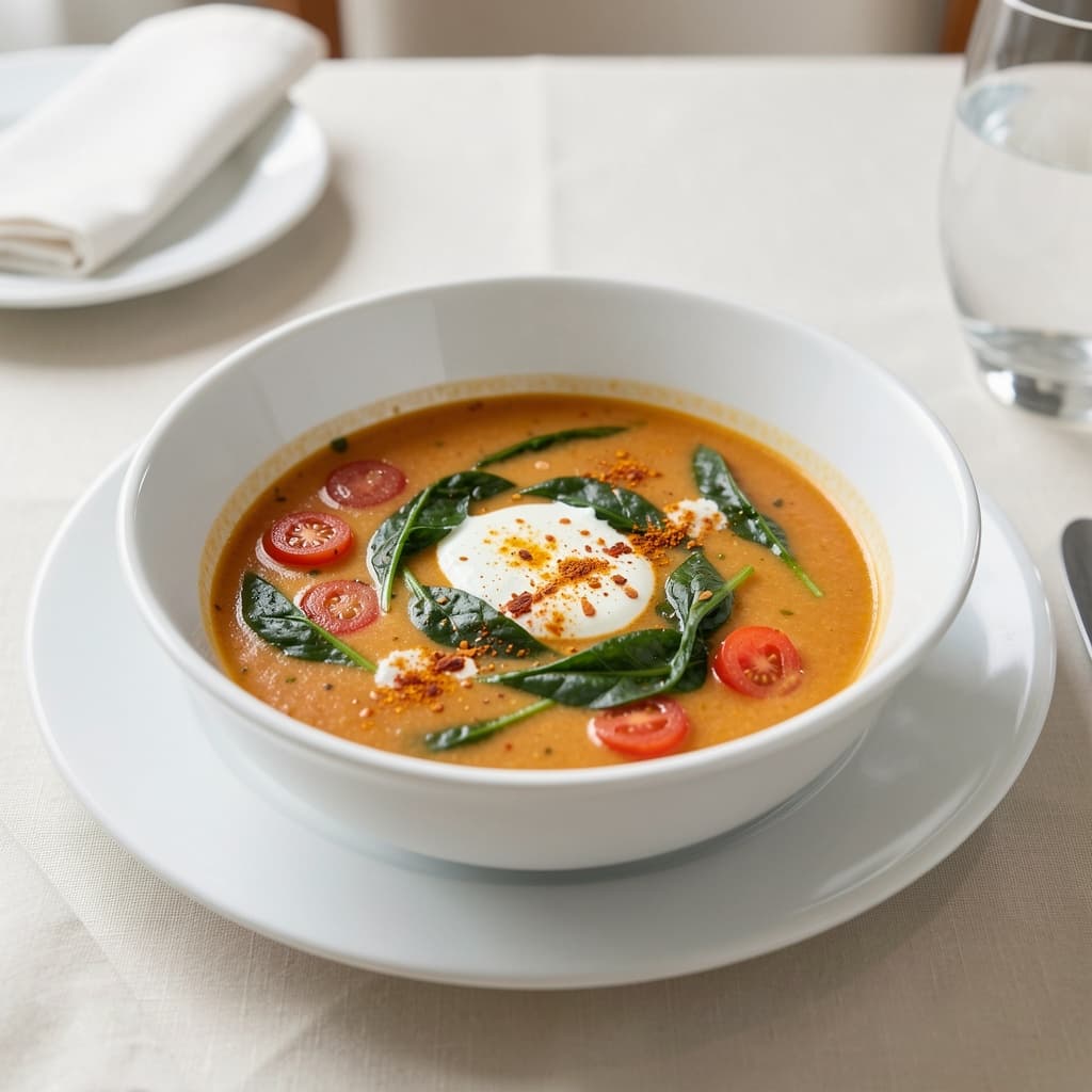 Tomato Spinach Soup