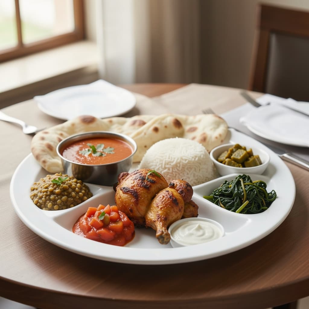 Chicken Nepali Thali